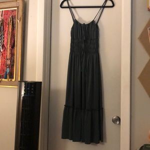 213 dark green maxi dress Small